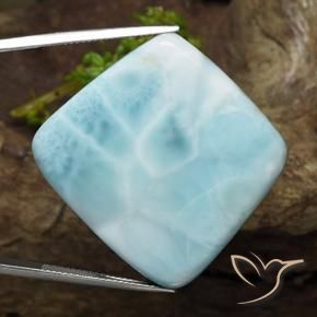 Larimar Schiuma di mare blu naturale da 57.85 ct, Taglio a fantasia, Opaco