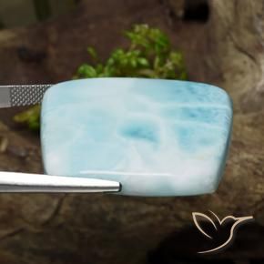 Larimar Schiuma di mare blu naturale da 57.85 ct, Taglio a fantasia, Opaco