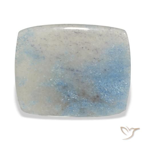 13.63ct Naturale Azzurro Lazulite, Cuscino, Traslucido