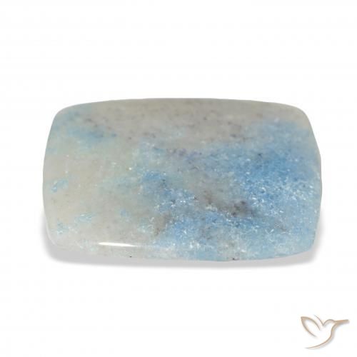Lazulite Azzurro naturale da 13.63 ct, Cuscino, Traslucido