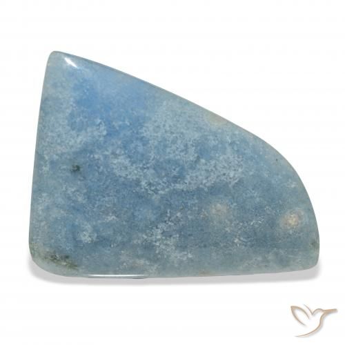 20.95ct Naturale Celeste Lazulite, Taglio a fantasia, Opaco