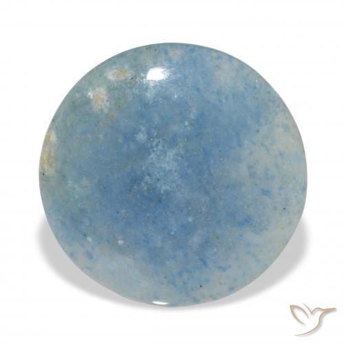 10.62ct Naturale Azzurro Lazulite, Rotondo, Opaco