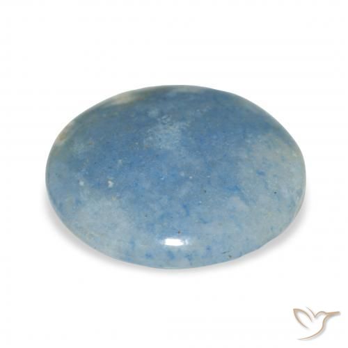 Lazulite Azzurro naturale da 10.62 ct, Rotondo, Opaco