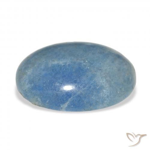 Lazulite Celeste naturale da 24.67 ct, Ovale, Opaco