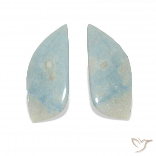 44.13ctw Naturale Bambina blu Lazulite, Taglio a fantasia, Opaco