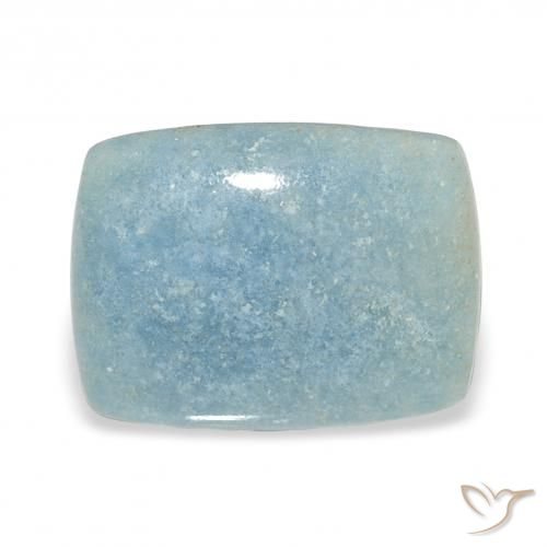 13.08ct Naturale Azzurro Lazulite, Cuscino, Opaco