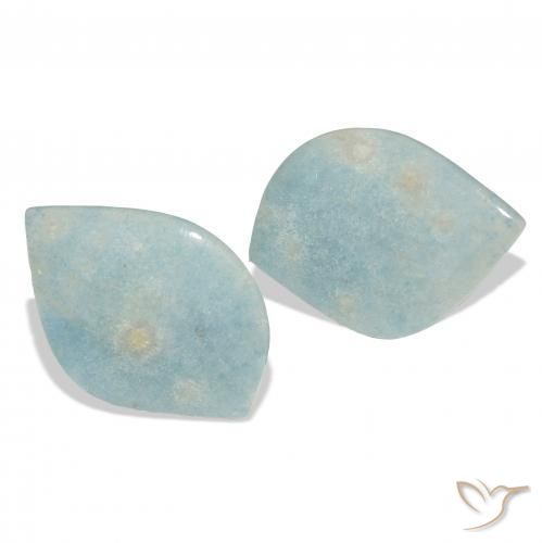 Gemme di Lazulite Bambina blu naturale da 53.69 ct, Taglio a fantasia, Opaco