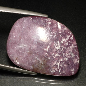 Lepidolite naturale viola da 20,92 ct, forma fantasia, opaco