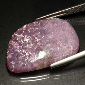 Lepidolite naturale viola da 20,92 ct, forma fantasia, opaco