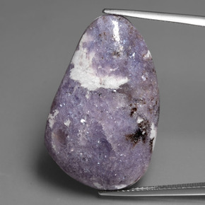 Lepidolite Viola naturale da 25.91 ct, Forma fantasia, Opaco
