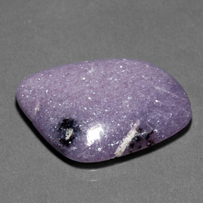 Lepidolite naturale viola da 19,93 ct, forma fantasia, opaco