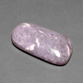 Lepidolite viola naturale da 18,95 ct, forma fantasia, opaco