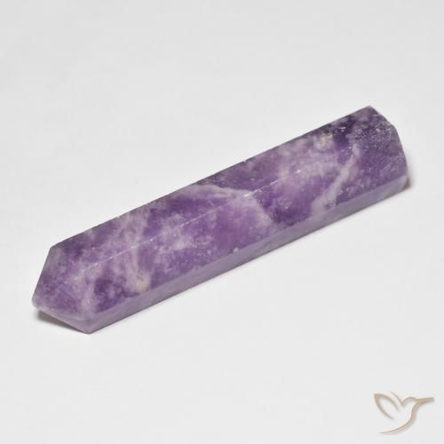 29.14ct Naturale Viola Viola Lepidolite, Taglio a fantasia, Opaco