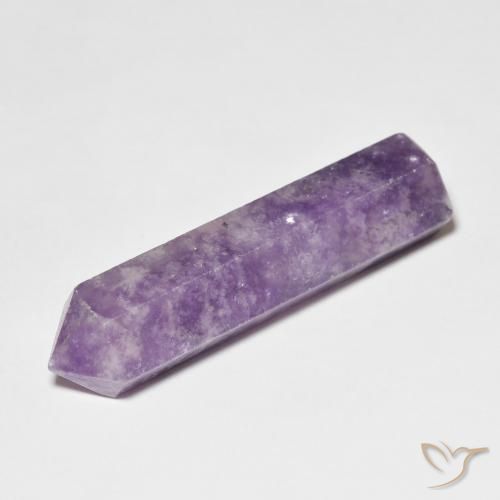 20.86ct Naturale Viola Viola Lepidolite, Taglio a fantasia, Opaco