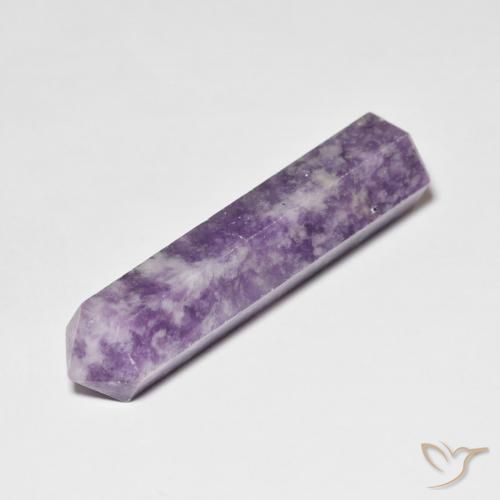 26.87ct Naturale Viola Viola Lepidolite, Taglio a fantasia, Opaco
