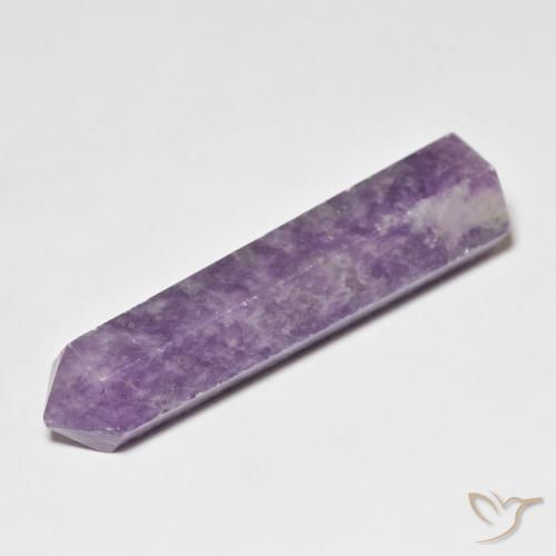 28.16ct Naturale Violetto medio profondo Lepidolite, Taglio a fantasia, Opaco
