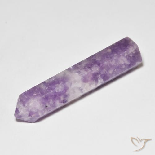 27.54ct Naturale Viola Viola Lepidolite, Taglio a fantasia, Opaco, Photo A