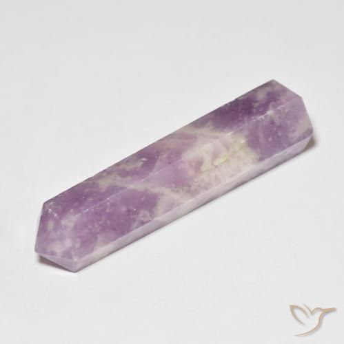 30.02ct Naturale Viola rossastro chiaro Lepidolite, Taglio a fantasia, Opaco