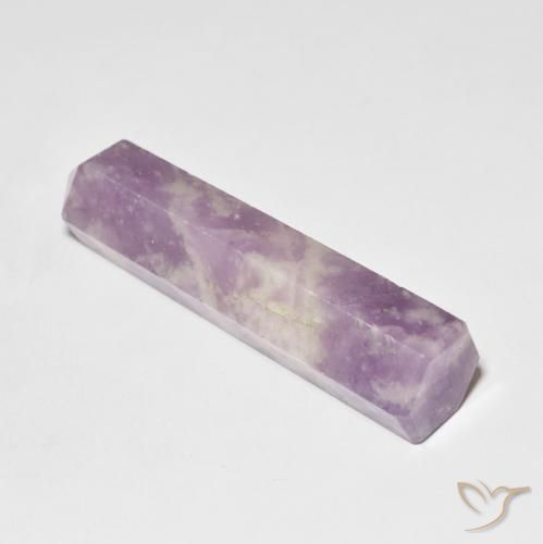 Lepidolite Viola rossastro chiaro naturale da 30.02 ct, Taglio a fantasia, Opaco