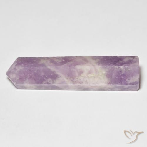 Lepidolite Viola rossastro chiaro naturale da 30.02 ct, Taglio a fantasia, Opaco