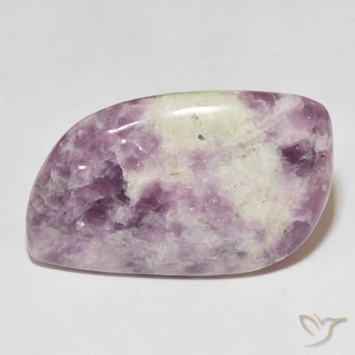 24.51ct Naturale Multicolore Lepidolite, Taglio a fantasia, Opaco