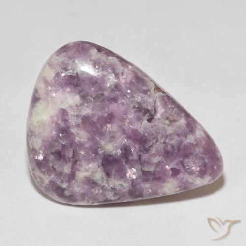 Lepidolite Multicolore naturale da 33.16 ct, Forma a pera, Opaco