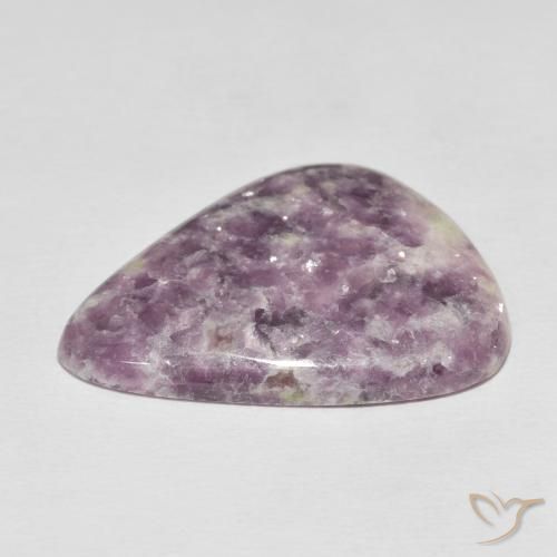 Lepidolite Multicolore naturale da 33.16 ct, Forma a pera, Opaco