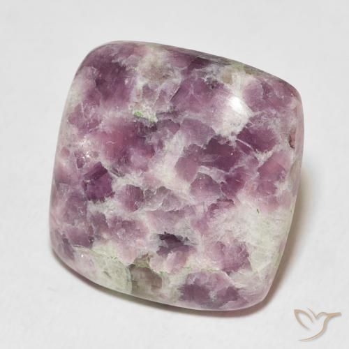 Lepidolite Multicolore naturale da 23.76 ct, Cuscino, Opaco
