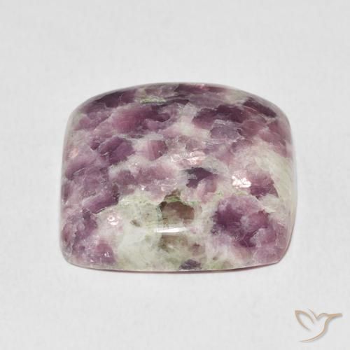 Lepidolite Multicolore naturale da 23.76 ct, Cuscino, Opaco