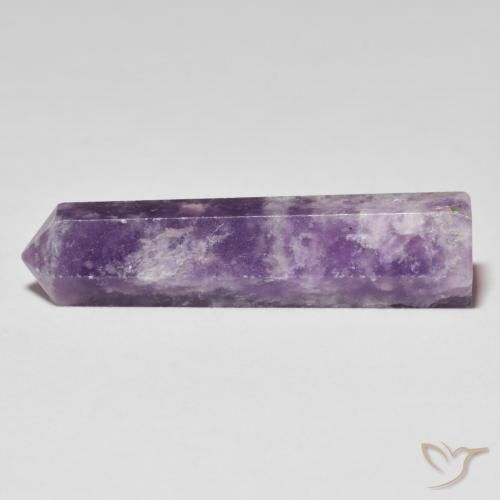 23.59ct Naturale Violetto medio profondo Lepidolite, Taglio a fantasia, Opaco