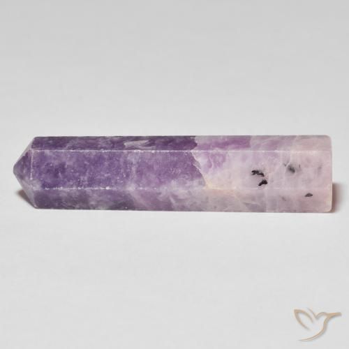 22.69ct Naturale Viola uva chiaro Lepidolite, Taglio a fantasia, Opaco