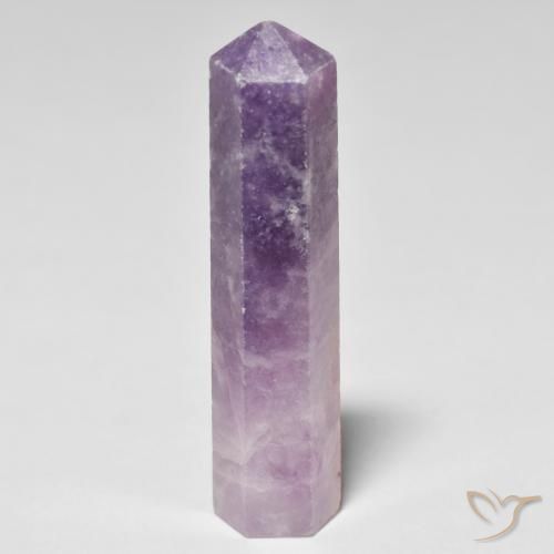 Lepidolite Viola uva chiaro naturale da 22.69 ct, Taglio a fantasia, Opaco