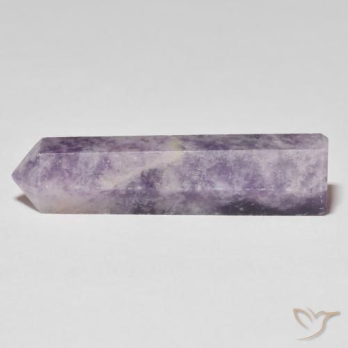 24.83ct Naturale Violetto medio profondo Lepidolite, Taglio a fantasia, Opaco