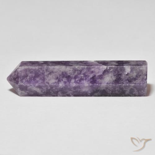 33.05ct Naturale Viola scuro Lepidolite, Taglio a fantasia, Opaco