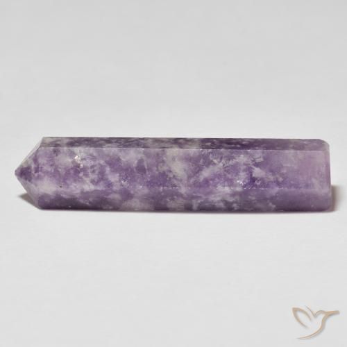 Lepidolite Viola Viola naturale da 24.50 ct, Taglio a fantasia, Opaco