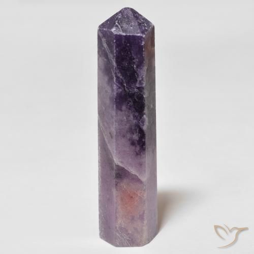 26.22ct Naturale Viola Viola Lepidolite, Taglio a fantasia, Opaco