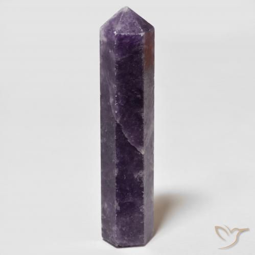24.60ct Naturale Viola scuro Lepidolite, Taglio a fantasia, Opaco