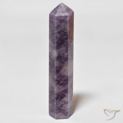 23.98ct Naturale Viola Viola Lepidolite, Taglio a fantasia, Opaco