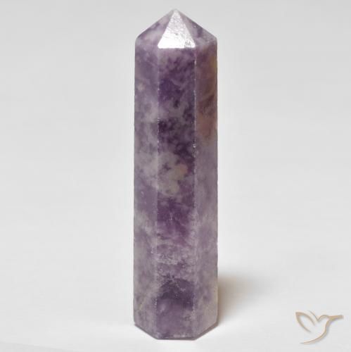 22.71ct Naturale Viola Viola Lepidolite, Taglio a fantasia, Opaco