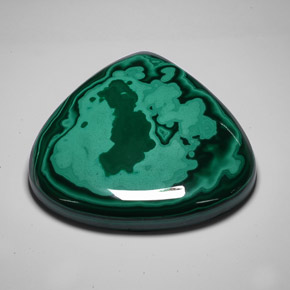 Malachite naturale verde da 2590,50 ct, taglio a pera, opaco