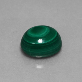 Malachite Verde multicolore naturale da 1.22 ct, Taglio ovale, Opaco