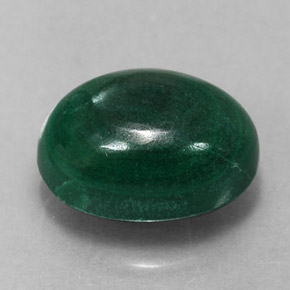 Malachite naturale verde da 2,02 ct, taglio ovale, opaco