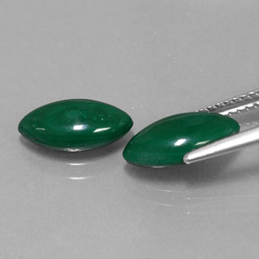 Malachite naturale verde da  ct, marchesa, opaco