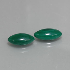 Malachite naturale verde da  ct, marchesa, opaco