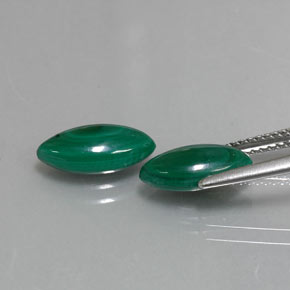 Malachite naturale verde da  ct, marchesa, opaco