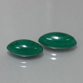 Malachite naturale verde da  ct, marchesa, opaco