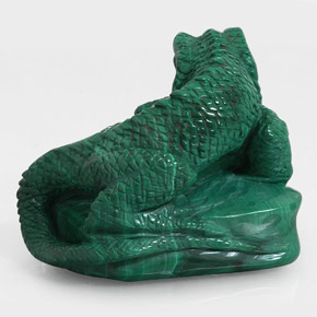 Malachite naturale verde da 321,50 ct, forma fantasia, opaco