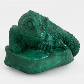 Malachite naturale verde da 321,50 ct, forma fantasia, opaco