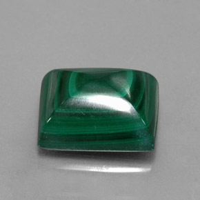 Malachite naturale verde da 9,15 ct, baguette, opaco