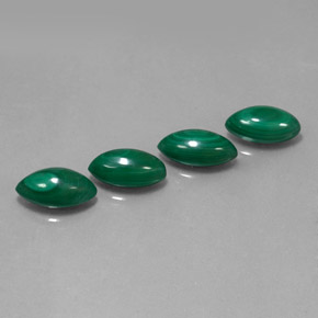 Malachite naturale verde da  ct, marchesa, opaco